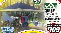 Big 5 Yoli Pantheon EasyLift 169 13'x13' Instant Canopy offer