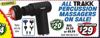 Big 5 Trakk Compact Hot and Cold Massager Gun offer