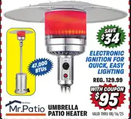 Big 5 Mr. Patio Propane Umbrella Patio Heater offer