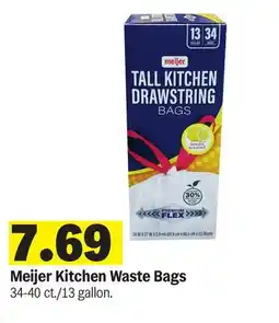 Meijer Meijer Kitchen Waste Bags offer