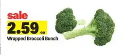 Meijer Wrapped Broccoli Bunch offer