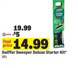 Meijer Swiffer Sweeper Deluxe Starter Kit offer