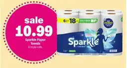 Meijer Sparkle Paper Towels offer