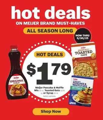 Meijer 081025 Meijer Brand Essentials offer