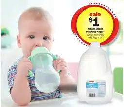 Meijer Meijer Infant Drinking Water offer
