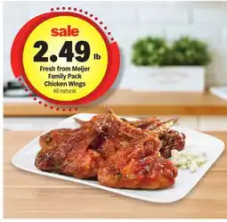 Meijer Fresh from Meijer Family Pack Chicken Wings offer