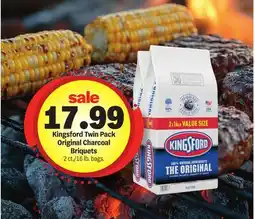 Meijer Kingsford Twin Pack Original Charcoal Briquets offer