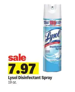 Meijer Lysol Disinfectant Spray offer