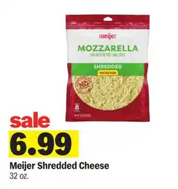 Meijer Meijer Shredded Cheese offer