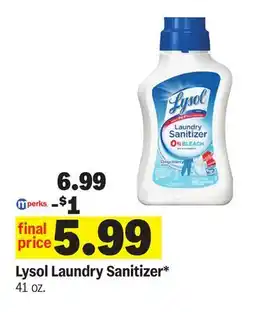 Meijer Lysol Laundry Sanitizer offer