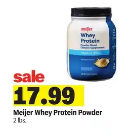 Meijer Meijer Whey Protein Powder offer