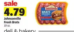 Meijer Johnsonville Fresh Brats offer