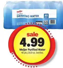 Meijer Meijer Purified Water offer