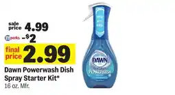 Meijer Dawn Powerwash Dish Spray Starter Kit offer
