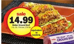 Meijer Meijer Ground Beef offer