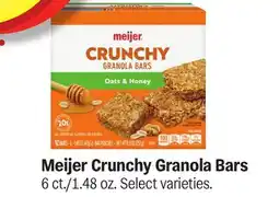 Meijer Meijer Crunchy Granola Bars offer