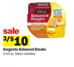 Meijer Sargento Balanced Breaks offer