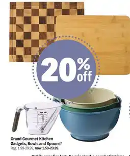 Meijer Grand Gourmet Kitchen Gadgets, Bowls and Spoons offer