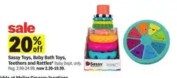 Meijer Sassy Toys, Baby Bath Toys, Teethers and Rattles offer