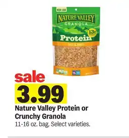 Meijer Nature Valley Protein or Crunchy Granola offer