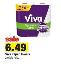 Meijer Viva Paper Towels offer