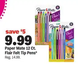 Meijer Paper Mate 12 Ct. Flair Felt Tip Pens offer