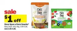 Meijer Once Upon a Farm Snacks offer