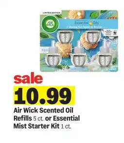 Meijer Air Wick Scented Oil Refills 5 ct. or Essential Mist Starter Kit 1 ct offer