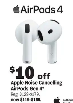 Meijer Apple Noise Cancelling AirPods Gen 4 offer