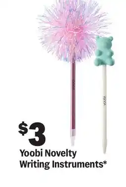 Meijer Yoobi Novelty Writing Instruments offer