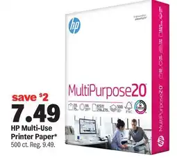 Meijer HP Multi-Use Printer Paper offer