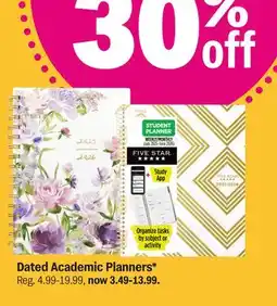 Meijer Dated Academic Planners offer