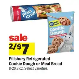 Meijer Pillsbury Refrigerated Cookie Dough or Meal Bread offer