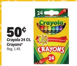 Meijer Crayola 24 Ct. Crayons offer