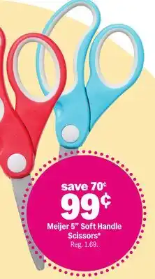 Meijer Meijer 5 Soft Handle Scissors offer