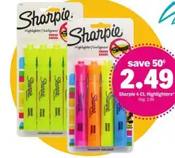 Meijer Sharpie 4 Ct. Highlighters offer