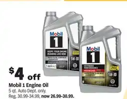 Meijer Mobil 1 Engine Oil offer