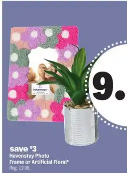 Meijer Havenstay Photo Frame or Artificial Floral offer