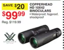 Dunham's Sports COPPERHEAD HD 10X42 BINOCULARS offer
