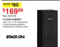Dunham's Sports 14 GUN CABINET offer