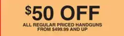 Dunham's Sports ALL REGULAR HANDGUNS offer