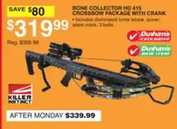 Dunham's Sports BONE COLLECTOR HD 415 CROSSBOW PACKAGE WITH CRANK offer