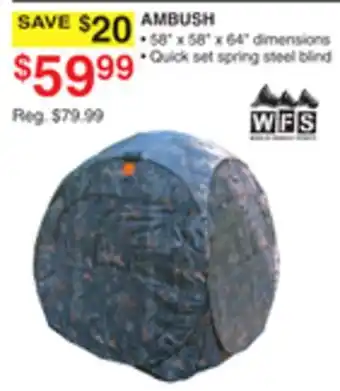 Dunham's Sports AMBUSH offer