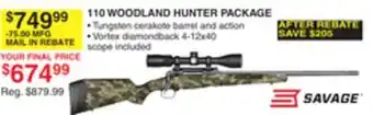 Dunham's Sports 110 WOODLAND HUNTER PACKAGE offer