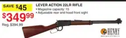 Dunham's Sports LEVER ACTION 22LR RIFLE offer