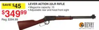Dunham's Sports LEVER ACTION 22LR RIFLE offer