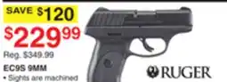 Dunham's Sports RUGER EC9S 9MM offer