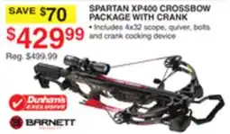 Dunham's Sports SPARTAN XP400 CROSSBOW PACKAGE WITH CRANK offer