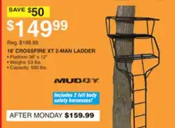 Dunham's Sports 18' CROSSFIRE XT 2-MAN LADDER offer