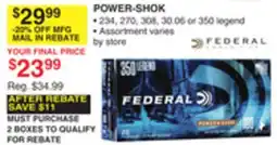 Dunham's Sports POWER-SHOK offer